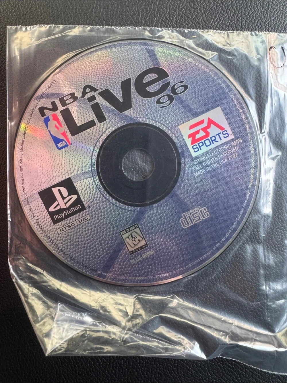 Sony PlayStation 1 game 'NBA Live 96' by EA Sports